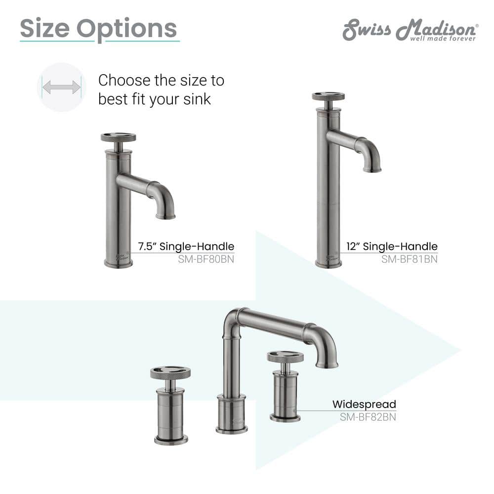 Avallon 8" Brushed Nickel Widespread Bathroom Faucet