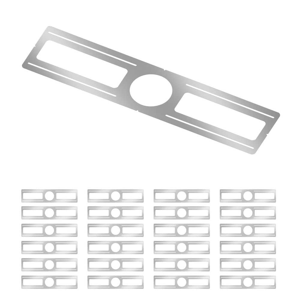 4 in. New Construction Mounting Frame Rough-in Bracket for Round Canless Recessed Fixtures (24-Pack) price history on PriceWatchPro