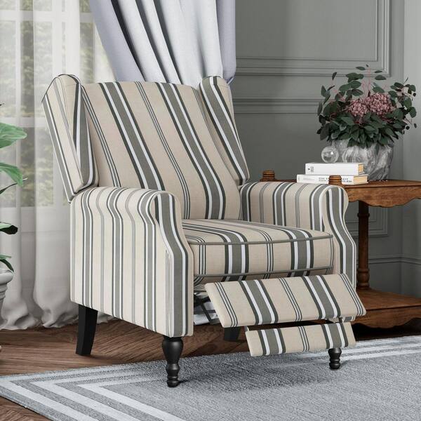 striped recliner