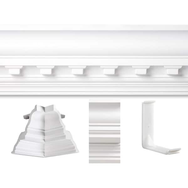 Focal Point 13 ft. x 20 ft. Concord Dentil Crown Moulding Room KIt