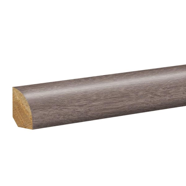 PERFORMANCE ACCESSORIES Fog 0.62 in. T x 0.75 in. W x 94.5 in. L Textured Wood Look Laminate Moulding/Trim Quarter Round Molding