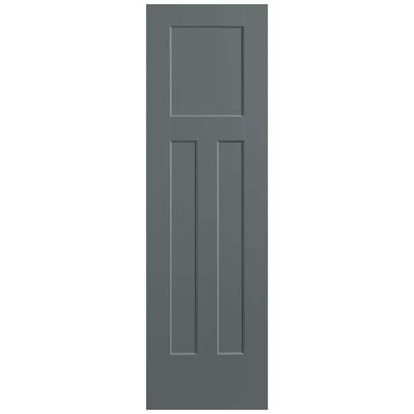Masonite 24 in. x 80 in. 3-Panel Winslow Single Bore Solid Core Cordite Molded Composite Interior Door Slab