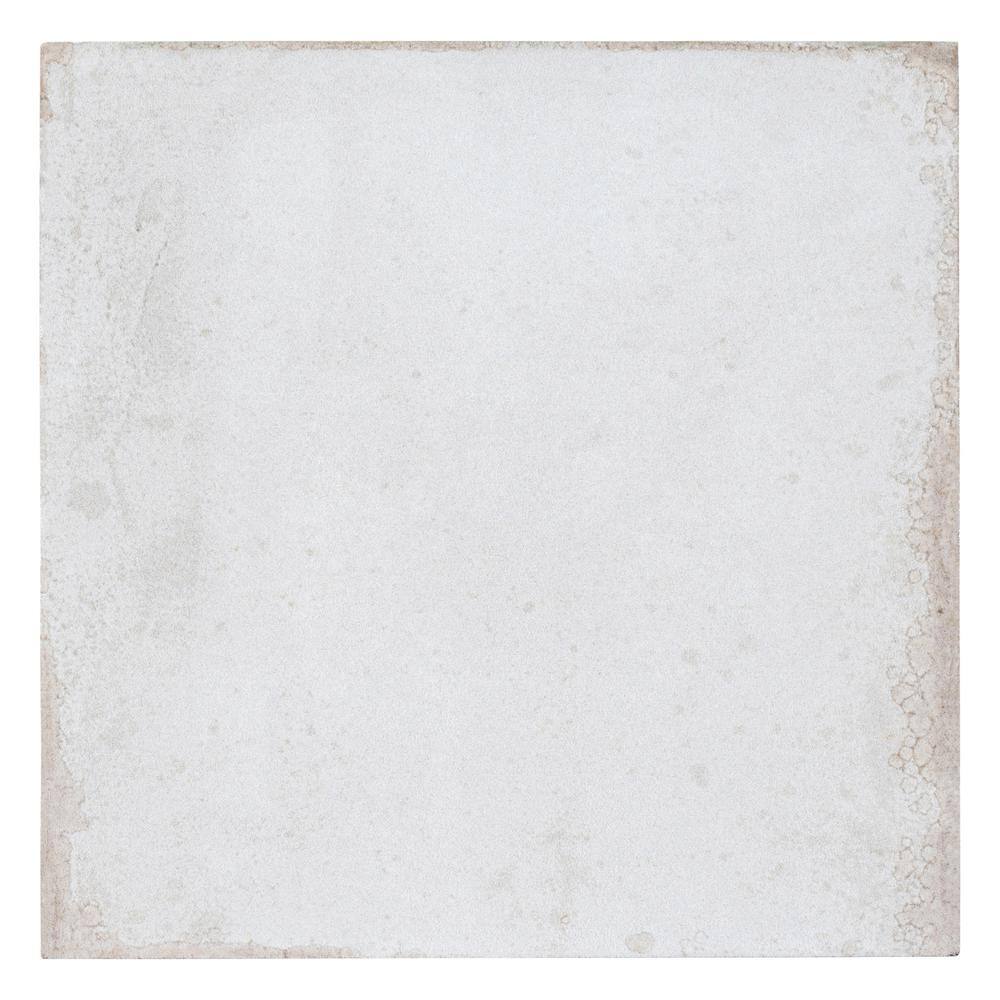 Poise 8" Matte White Porcelain Tile for Kitchen and Bathroom