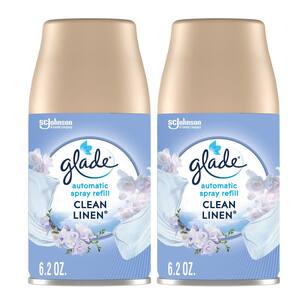 Combo 6.2 oz. Clean Linen Automatic Air Freshener Refill (4-Count) 2-Pack