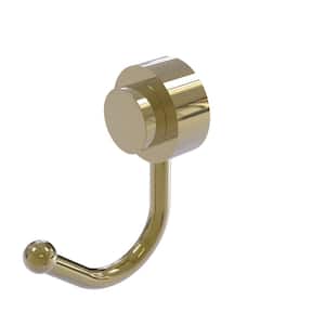 Venus Collection Wall-Mount Robe Hook in Unlacquered Brass