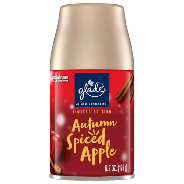 Glade 6.2 oz. Autumn Spiced Apple Automatic Air Freshener Refill (1-Count)  362855 - The Home Depot