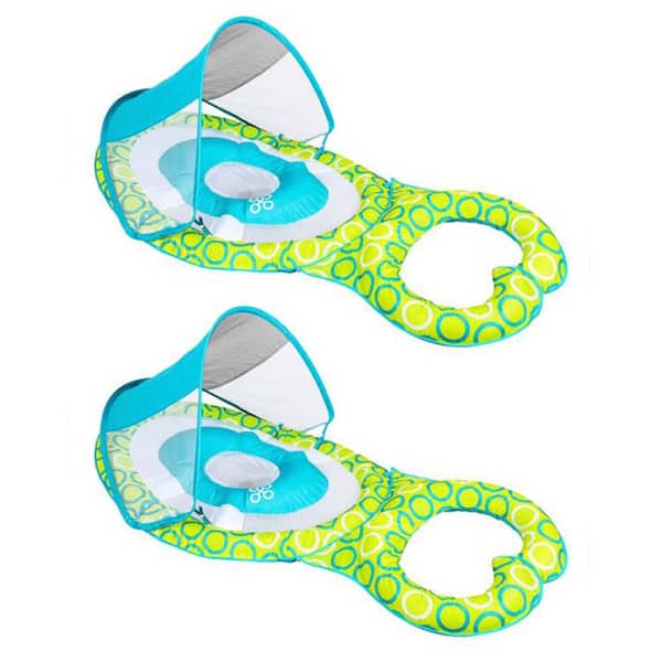 SwimWays Mommy and Me Baby 9 to 24-Months Spring Float w/Canopy and Bed (2-Pack)