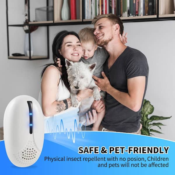 Ultrasonic Mosquito Repeller, Mosquito Repellent Plug, Electric Fly Indoor Insect Device Ants Mice Rats Spiders Cockroaches 100 Harmless 4 Packs - View #8