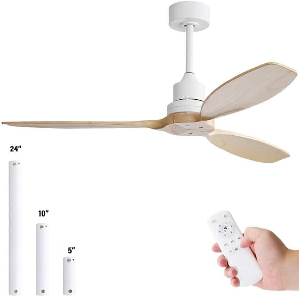Sofucor Ceiling Fans Without Lights Ht 52k076wdwhym 64 600 