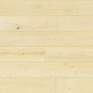 Newport French Oak Shell 0.12 in. T x 7.5 in. W Click-Lock Wire Brushed Engineered Hardwood Flooring (23.31 sq. ft./ctn)
