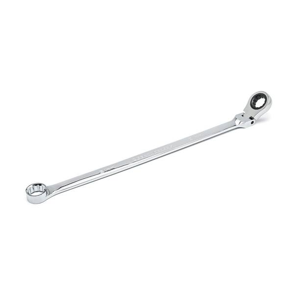 6pc Extra Long Ratcheting Wrenches Set – Metric Double Box End Flex-Head Spanners