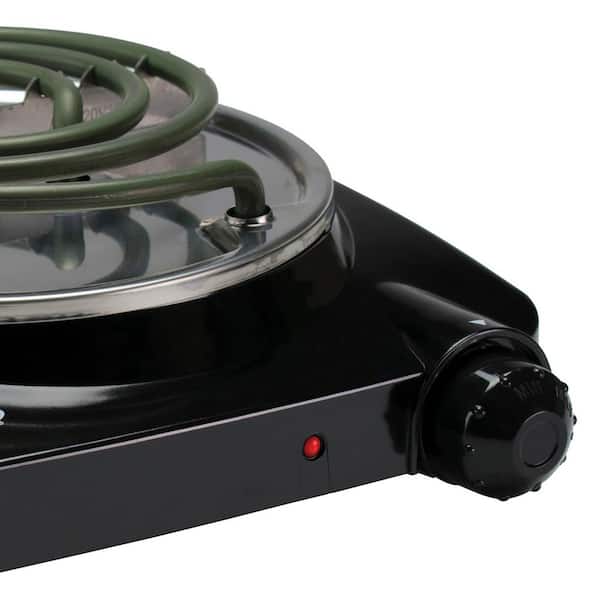 Brentwood - Electric Double Burner - Black
