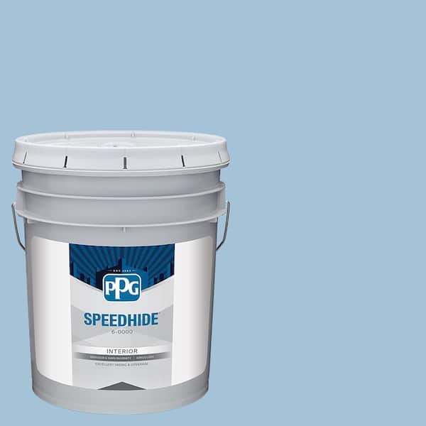 SPEEDHIDE 5 gal. PPG1158-3 Blue Bows Ultra Flat Interior Paint