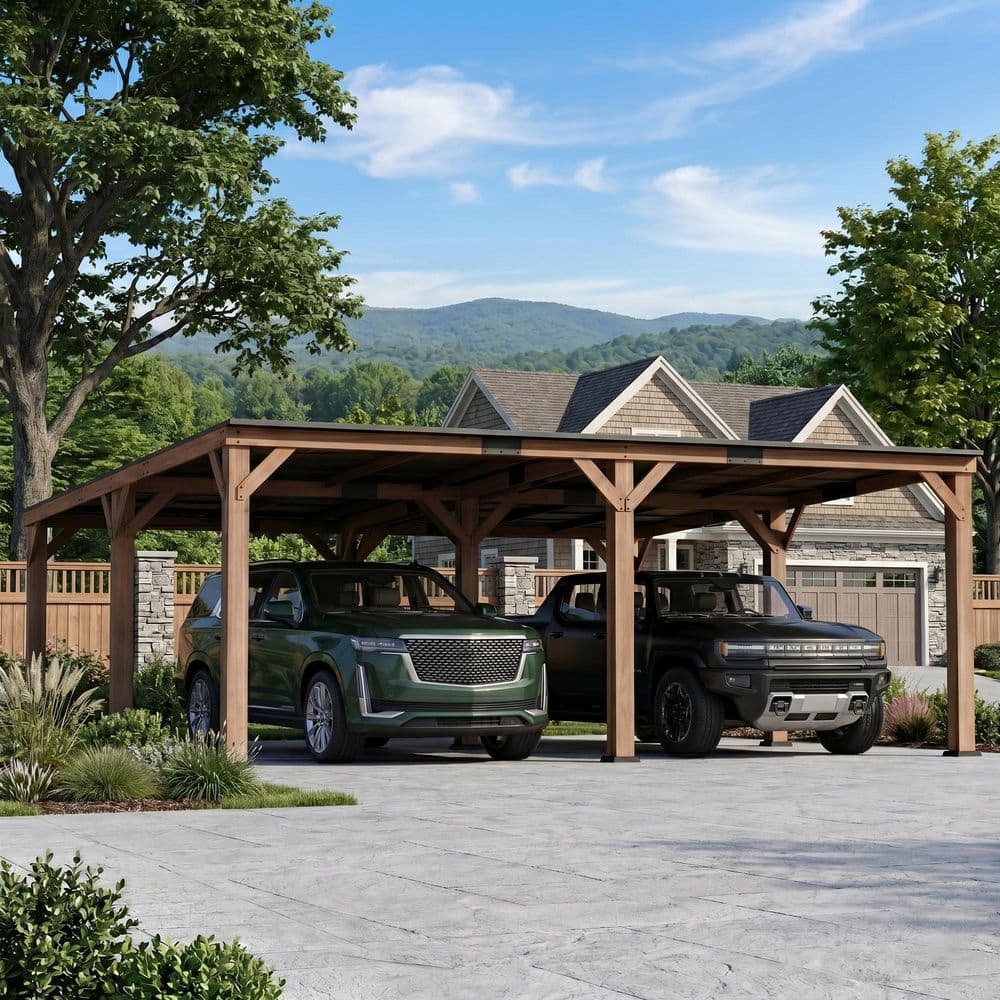 COVERED OUTDOOR OUTDOOR LIVING SPACES Ultra Series Cedar Wood