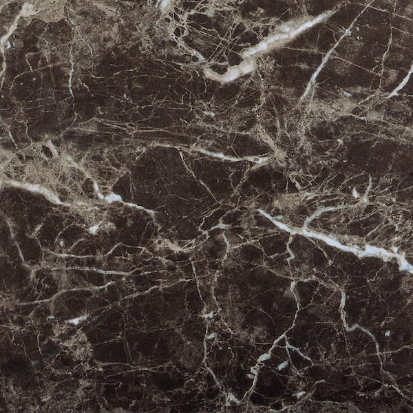 Dundee Deco Falkirk Fermoy 8 MIL x 12 in. W x 24 in. L Brown Water Resistant Peel and Stick Vinyl Tile Flooring (20 sq. ft./case)