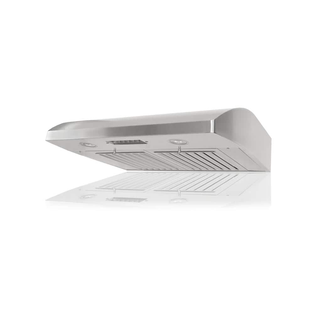 30-Inch Stainless Steel Under Cabinet Range Hood with LED Lights