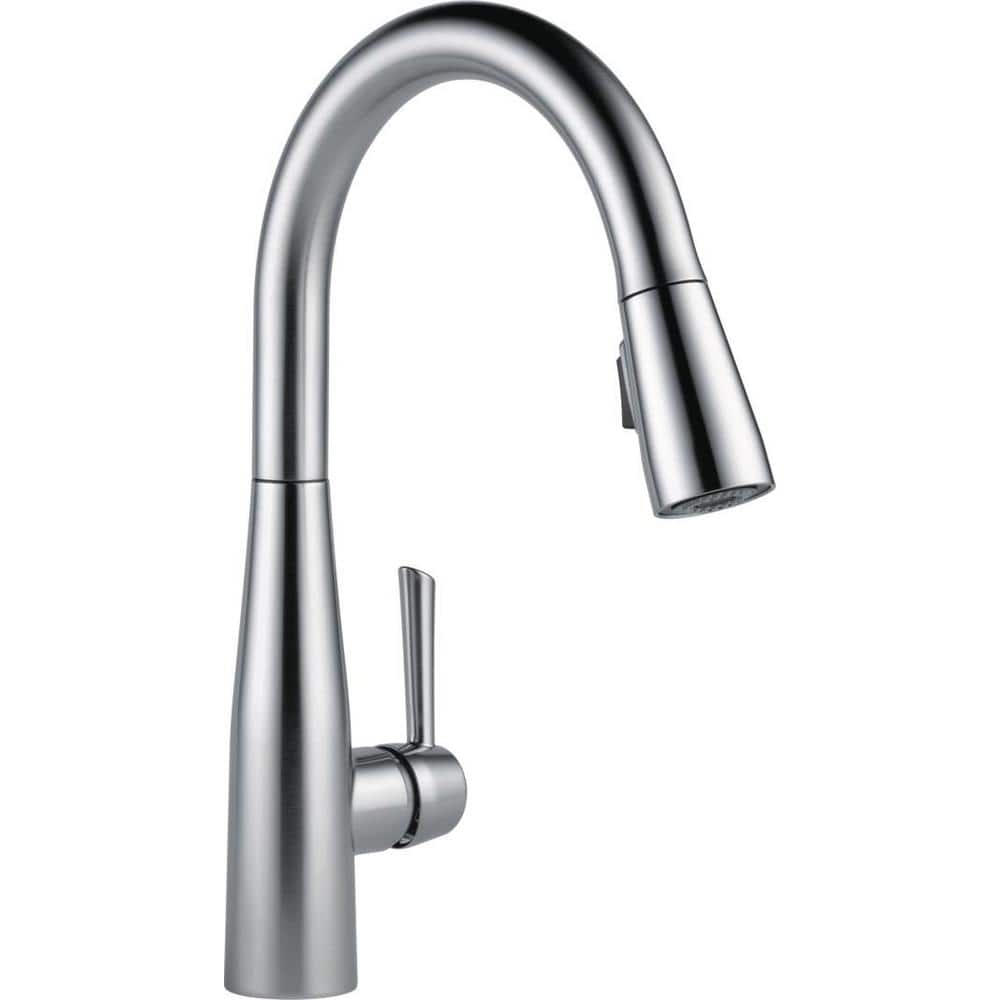 Arctic Stainless Steel Pull-Down Single Handle Kitchen Faucet