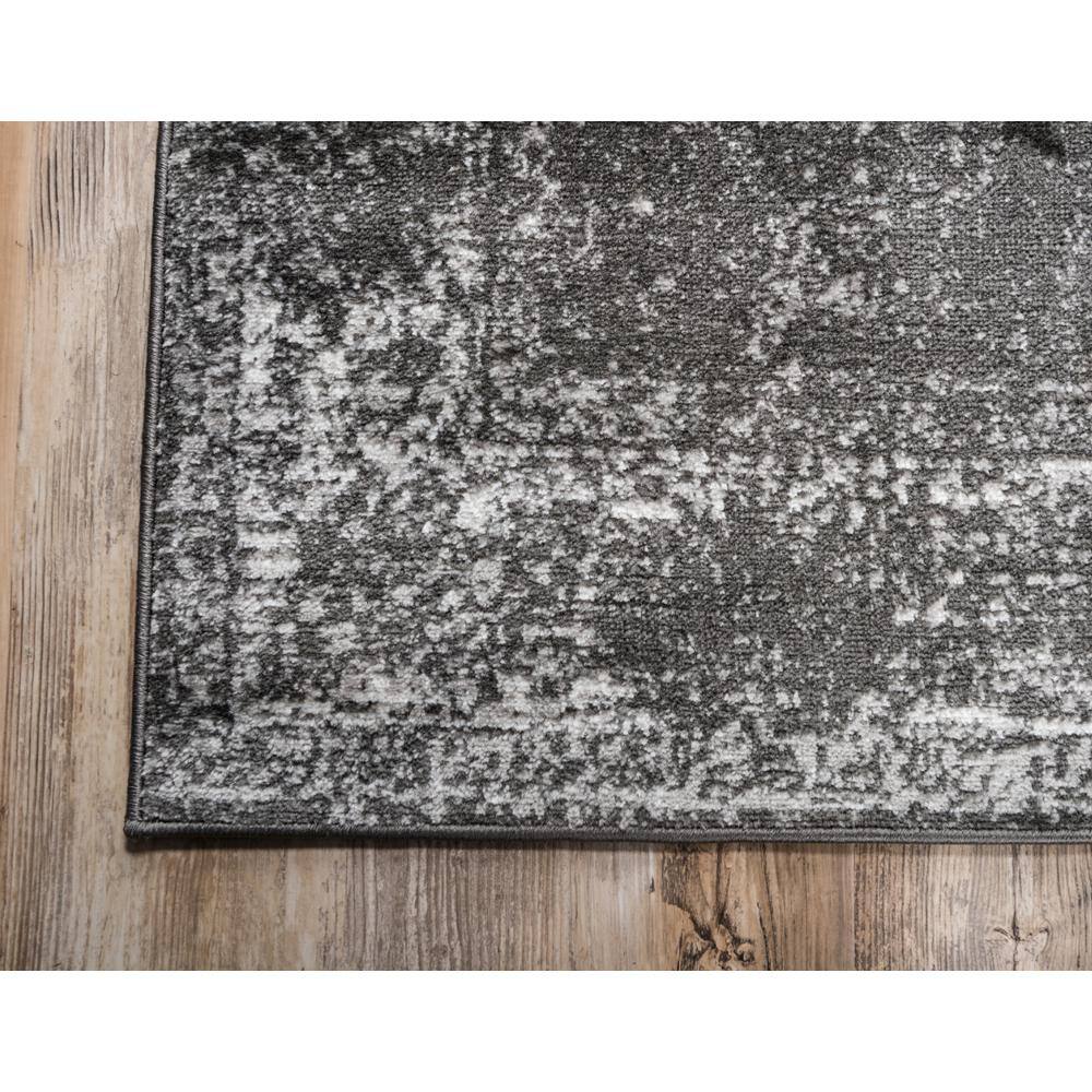 Casino Sofia Dark Gray 9' x 12' Rectangular Synthetic Area Rug