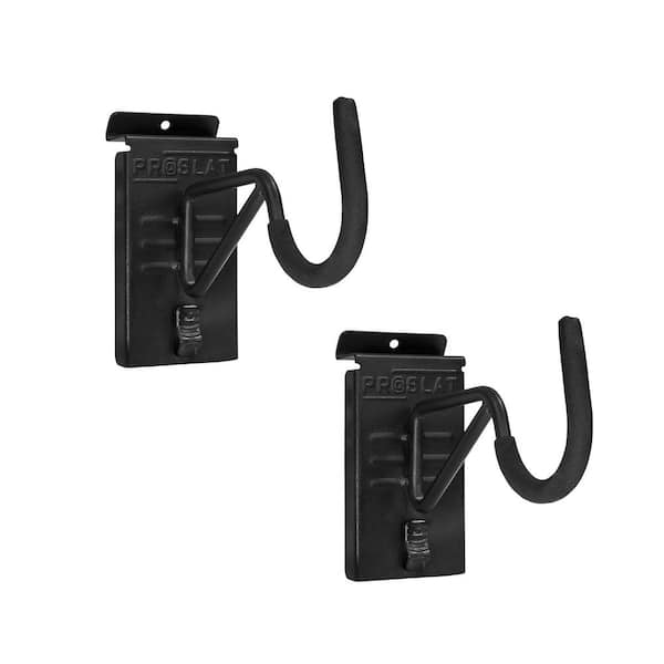 50 lb. Load Capacity Stealth Super Duty / Bike Hook in Black (2-Pack)