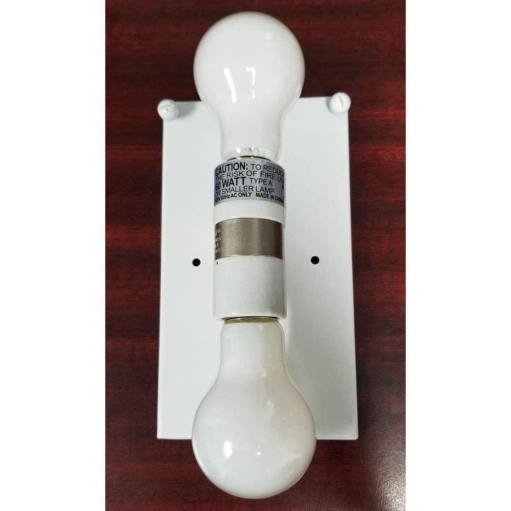 Tiffany Style Brown and Yellow Geometric Stained Glass Wall Sconce