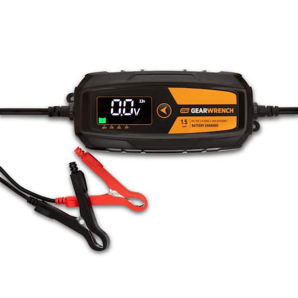 1.5A 6-Volt/12-Volt Battery Charger and Maintainer