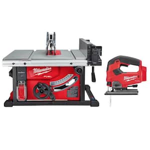 M18 FUEL ONE-KEY 18-Volt Lithium-Ion Brushless Cordless 8-1/4 in. Table Saw W/ Jig Saw (Tool-Only)