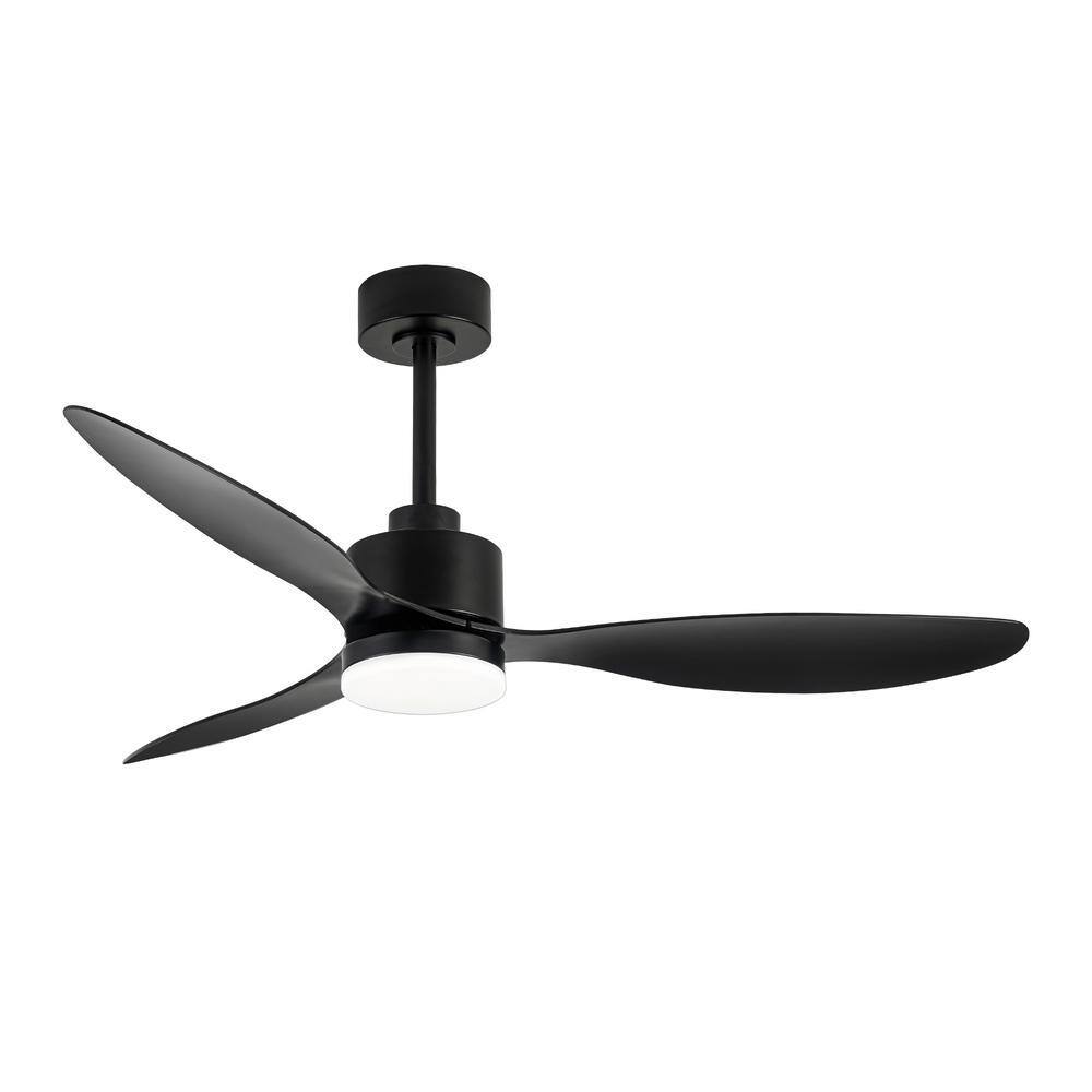 Flashwind Alisio 52 in. Integrated LED Indoor Black Ceiling Fan