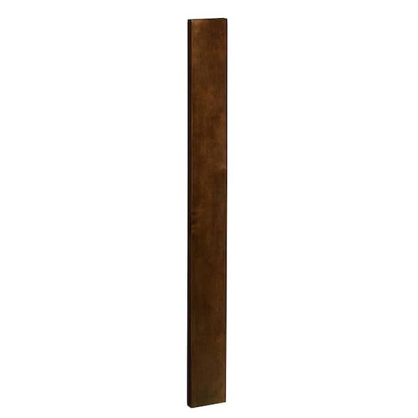 Home Decorators Collection 3 in. W x 0.75 in. D x 42 in. H Solid Wood Kitchen Cabinet Filler in Manganite