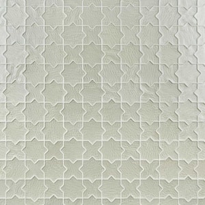 Vistaio Apple Green 5.27 in. x 17.71 in. Glossy Ceramic Mosaic Wall Tile (0.64 sq. ft./Each)