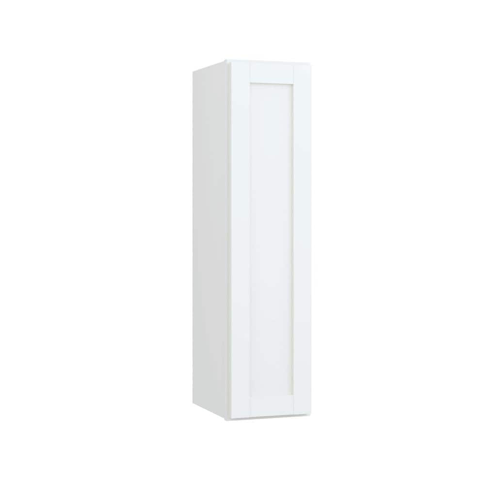 Courtland 9 in. W x 12 in. D x 36 in. H Assembled Shaker Wall Kitchen Cabinet in Polar White price history on PriceWatchPro