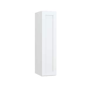 Courtland 9 in. W x 12 in. D x 36 in. H Assembled Shaker Wall Kitchen Cabinet in Polar White