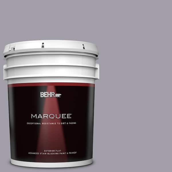 BEHR MARQUEE 5 gal. #N550-4 Ashberry Flat Exterior Paint & Primer