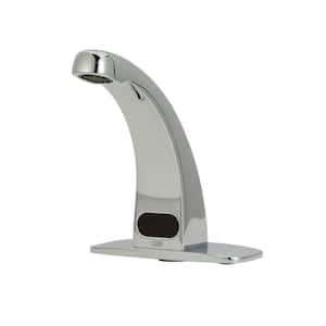 AquaSense Z6913-XL Hydro-Powered Sensor Faucet, Single Hole, 0.5 GPM Aerator, 4 in. Widespread Cover Plate, Chrome