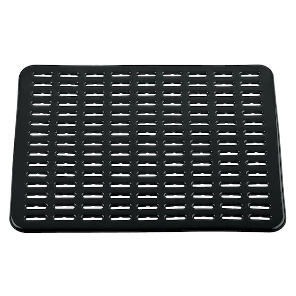 interDesign Syncware Large Sink Mat in Black