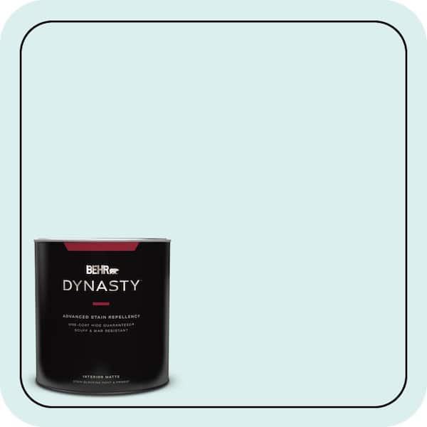 BEHR DYNASTY 1 qt. #520C-1 Spring Rain Matte Interior Stain-Blocking Paint & Primer