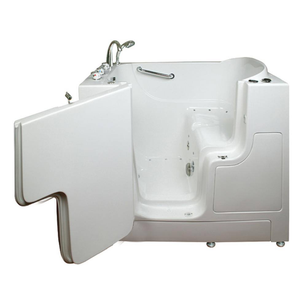 Homeward Bath Avora Bath 52 in. x 30 in. Transfer Whirlpool and Air ...