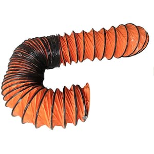 Flexible Ducting Hose, 12 in. x 15.5 ft., Orange