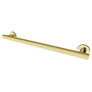 Berwyn 32 in. x 1.25 in. Grab Bar in Polished Brass