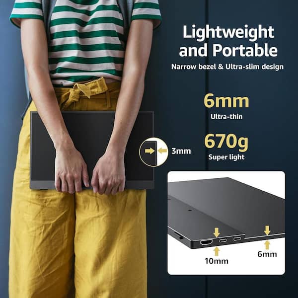 Eletoker Portable Monitor 使用品 Amazon.com: 24