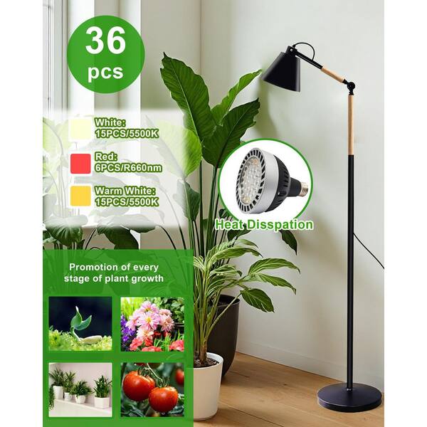 BeamBox Plant Stand Indoor with Full Spectrum Grow Lights, 62 in
