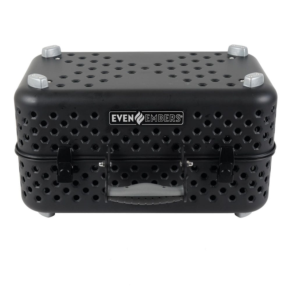 Portable Charcoal Grill in Black