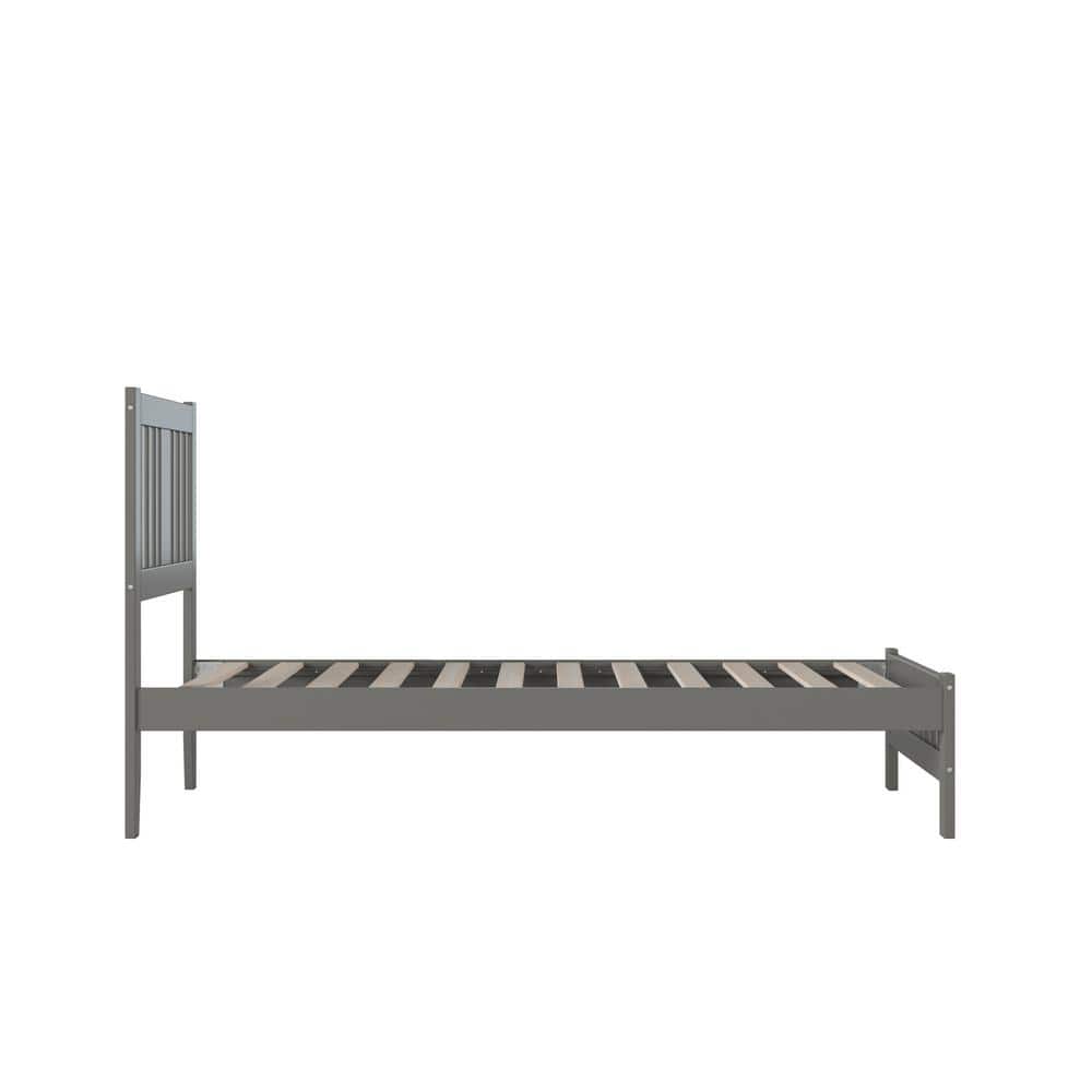 Tahoe Twin Wood Frame Platform Bed with Headboard