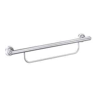 MOEN Home Care 12 in. x 1 in. Screw Grab Bar with Integrated Paper 