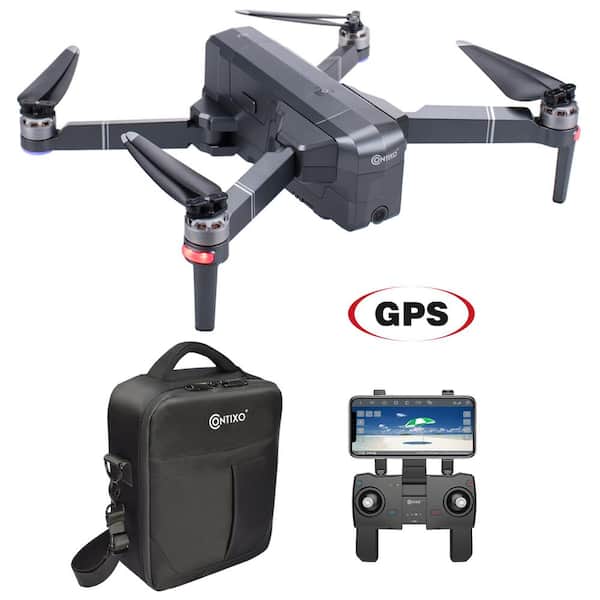 CONTIXO F24 RC Black Quadcopter Drone 1080P WiFi Camera Live Video Photos Altitude RTH GPS FPV Brushless Motors