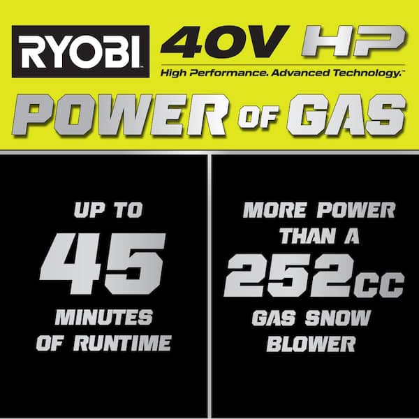 40V HP Brushless Whisper Series 24" 2-Stage Cordless Electric Self-Propelled Snow Blower - (4) 6 Ah Batteries & Charger