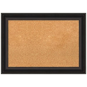 Trio Oil Rubbed Bronze 28.50 in. x 20.50 in. Framed Corkboard Memo Board