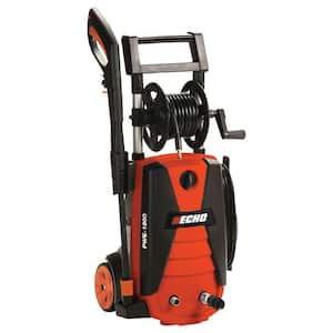 1800 PSI 1.3 GPM Cold Water Corded Electric Pressure Washer with 20 Foot Hose on Integrated Hose Reel and 2 Nozzle Wands