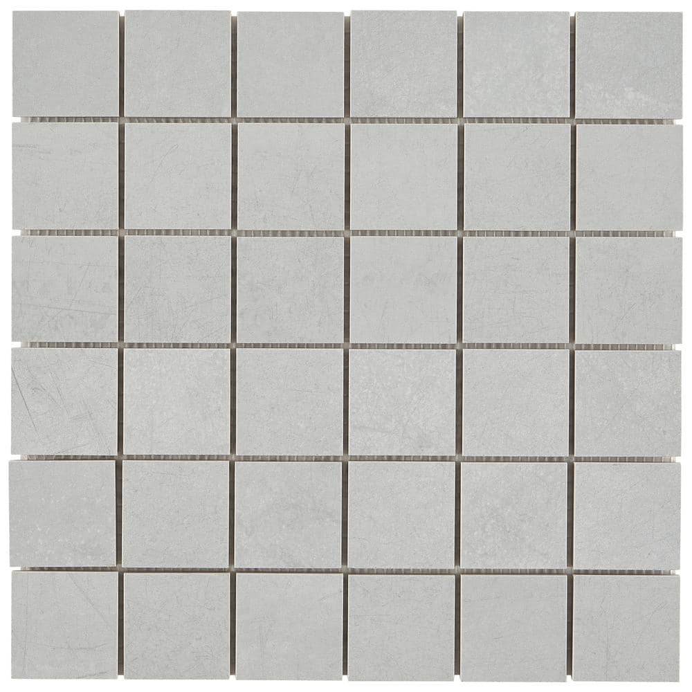 Forge Smoke 4 in. x 0.35 in. Matte Porcelain Floor and Wall Mosaic Tile Sample price history on PriceWatchPro