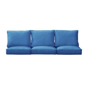 27 x 23 x 5 (6-Piece) Deep Seating Outdoor Couch Cushion in ETC Lapis