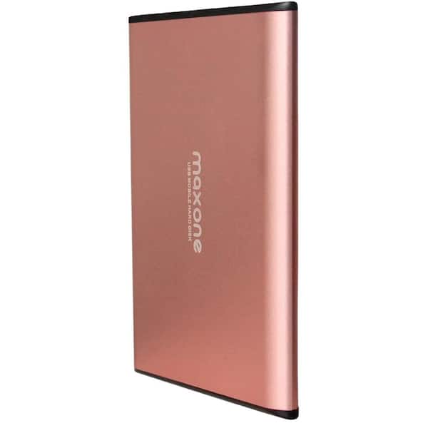EKIEUDL 500GB Ultra Slim Portable External Hard Drive 2.5 in. HDD-USB 3.0, Ultra-Fast Data Transfers for PC, Laptop, Rose Pink